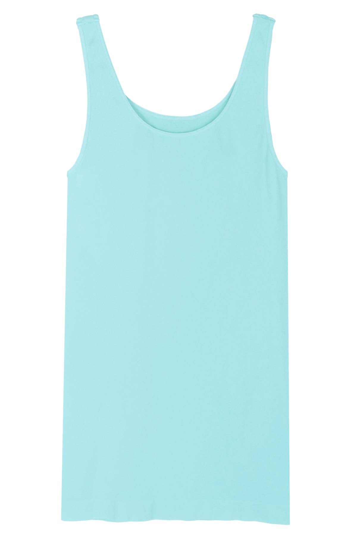 NIKIBIKI Women Seamless Basic Jersey Tank Top, Made in U.S.A, One Size