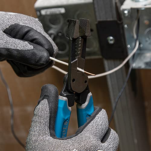 Klein Tools K12035 Klein-Kurve Wire Cutters, Heavy Duty Wire Stripping Tool, Made in USA