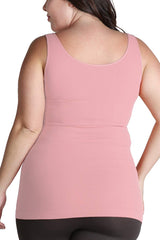 NIKIBIKI Women Seamless Premium Classic Tank Top, Made in U.S.A, Plus Size