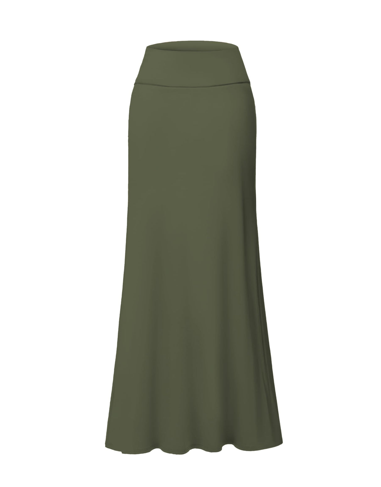 Hybrid & Company Women Versatile Fold Over Waist Maxi Skirt/Convertible Dress