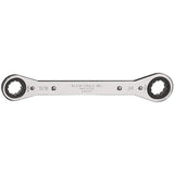 Klein Tools 68200 Ratcheting Box Wrench, Made in USA, 1/4-Inch x 5/16-Inch with Reverse Ratcheting and Chrome Plated Finish