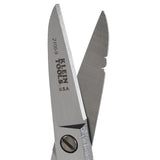 Klein Tools 2100-9 Stainless Steel Electrician's Scissors with Stripping Notches, 5-1/4-Inch, Made in USA