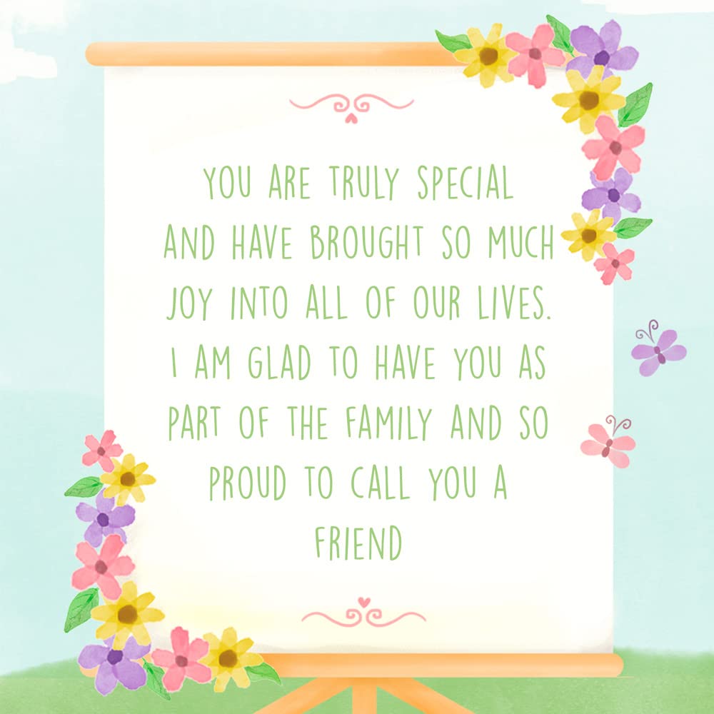 Prime Greetings Friend Birthday Card, Made in America, Eco-Friendly, Thick Card Stock with Premium Envelope 5in x 7.75in, Packaged in Protective Mailer