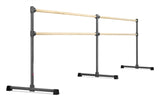 VITA Barre Portable Freestanding Double Ballet Barre, Extreme, Wood | Fixed Height, Made in USA, Home or Gym Exercise Equipment for Kids & Adults | Dance, Fitness, Pilates