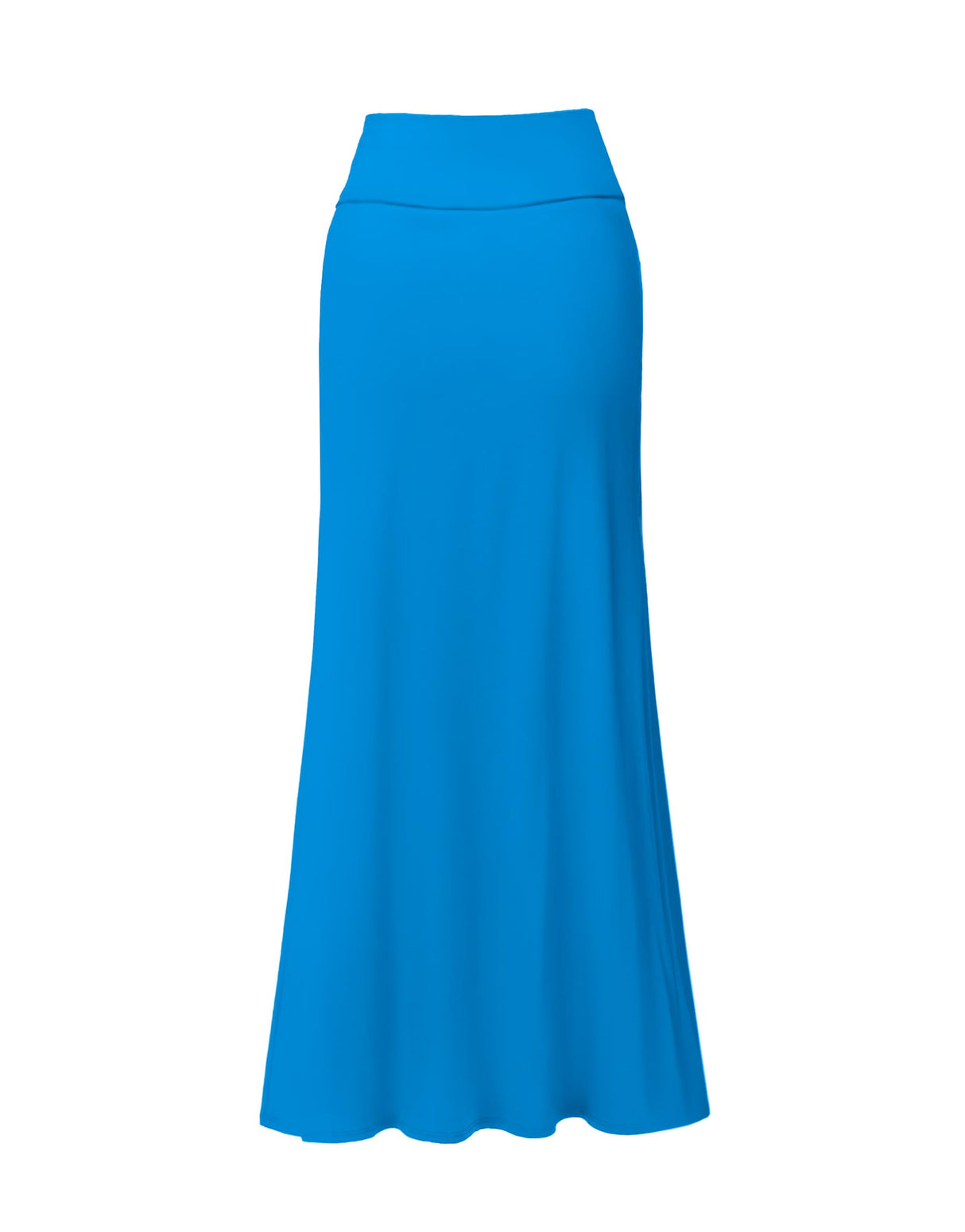 Hybrid & Company Women Versatile Fold Over Waist Maxi Skirt/Convertible Dress