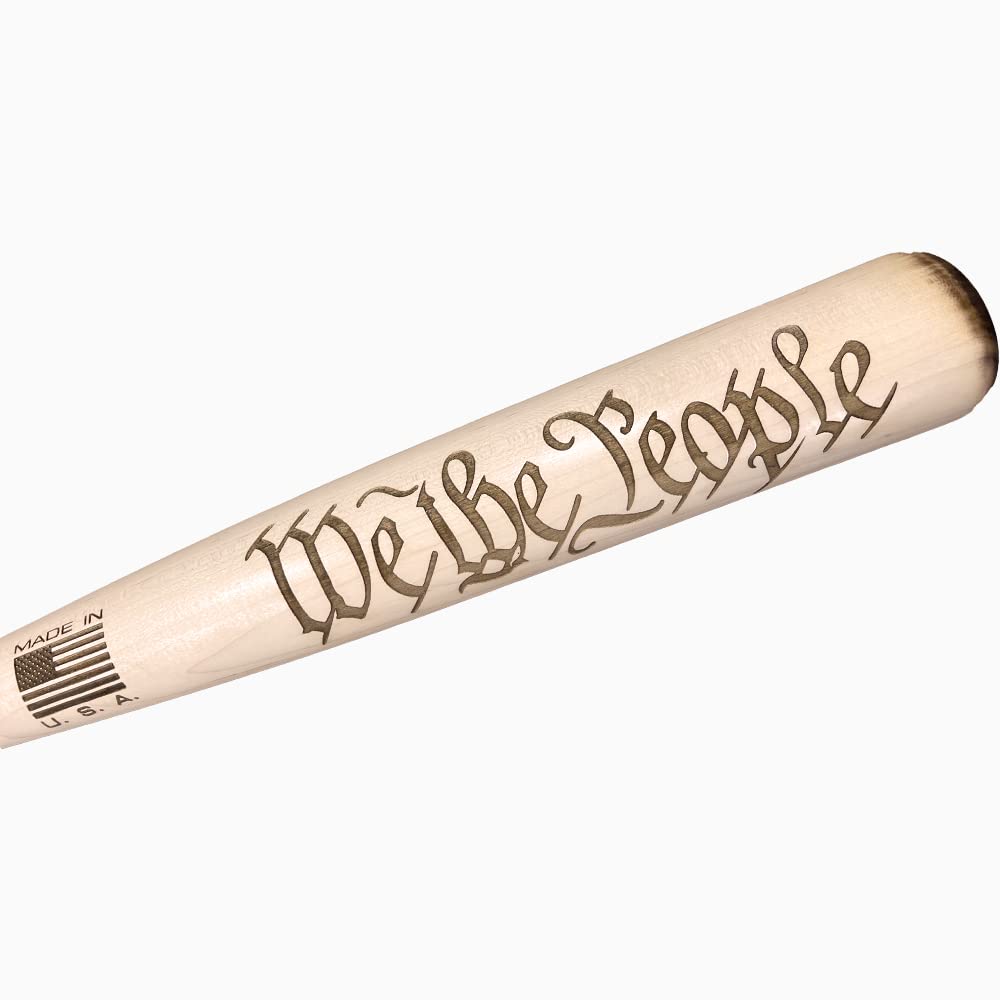 We The People Engraved Baseball Bat