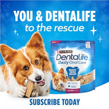 Purina Dentalife Daily Oral Care Chicken Flavor Small/Medium Breed Dog Dental Chews – 28.5 oz pouch (40ct)