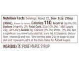 Butternut Mountain Farm Pure Vermont Maple Syrup, Organic, Grade A, Amber Rich, 12 oz, Easy Squeeze Bottle