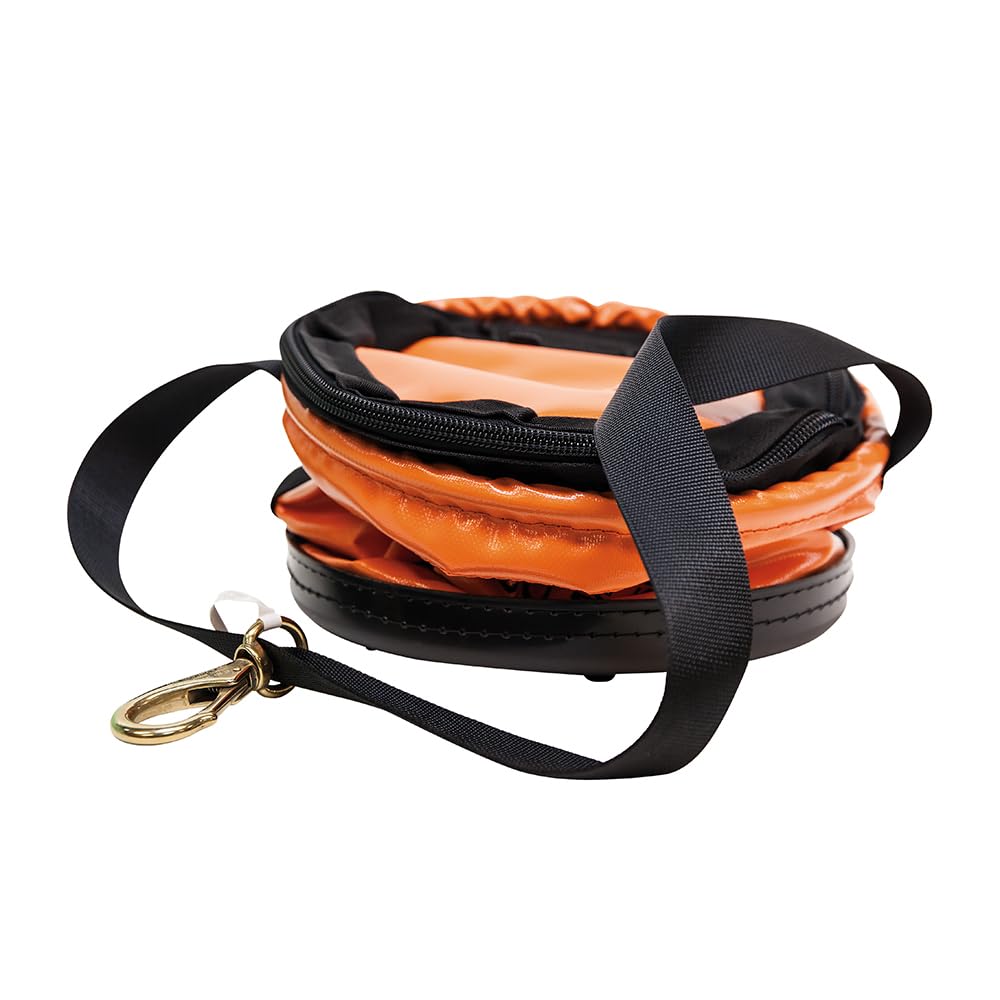 Klein Tools 5109 Canvas Bucket, Wide-Opening Straight-Wall Tool Bucket is Made of No. 6 Canvas with Black Molded Bottom, 75-Pound Load Rated