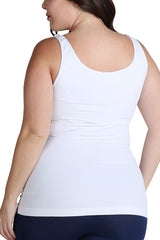 NIKIBIKI Women Seamless Premium Classic Tank Top, Made in U.S.A, Plus Size