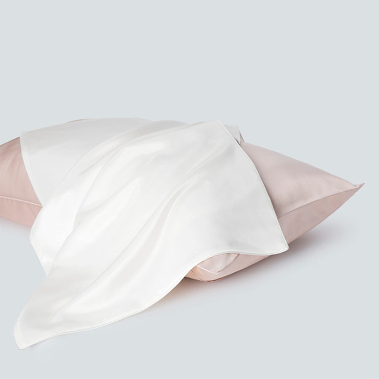 Pink Silk Pillow Cases with Zipper Made in USA, 100% 22 Momme Mulberry Silk Pillowcase for Hair and Skin, Acne Free, Anti Aging, Anti Wrinkle, Hypoallergenic (Pink, Standard)