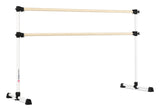 VITA Barre Portable Freestanding Double Ballet Barre, Prodigy, Wood | Adjustable Height, USA Made, Home or Gym Exercise Equipment for Kids & Adults | Dance, Fitness, Pilates