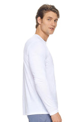 Expert Brand USA-Made Men's TriTec Activewear Performance Long Sleeve Crewneck Shirt