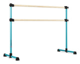 VITA Barre Portable Freestanding Double Ballet Barre, Prodigy, Wood | Adjustable Height, USA Made, Home or Gym Exercise Equipment for Kids & Adults | Dance, Fitness, Pilates