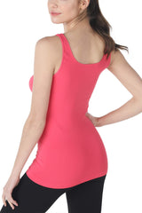 NIKIBIKI Women Seamless Basic Jersey Tank Top, Made in U.S.A, One Size