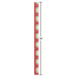 American Greetings 120 sq. ft. Christmas Wrapping Paper Set, Tan, Plaid, Snowman and Christmas Text (4 Rolls 30 in. x 12 ft., 7 Bows, 30 Gift Tags)