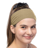 Women's Cotton Headbands Sweatbands 3" Wide Sports Fitness Yoga Fashion Made in USA