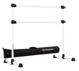 VITA Barre Portable Freestanding Double Ballet Barre, Prodigy, with Carry Bag | Adjustable Height, USA Made, Home or Gym Exercise Equipment for Kids & Adults | Dance, Fitness, Pilates