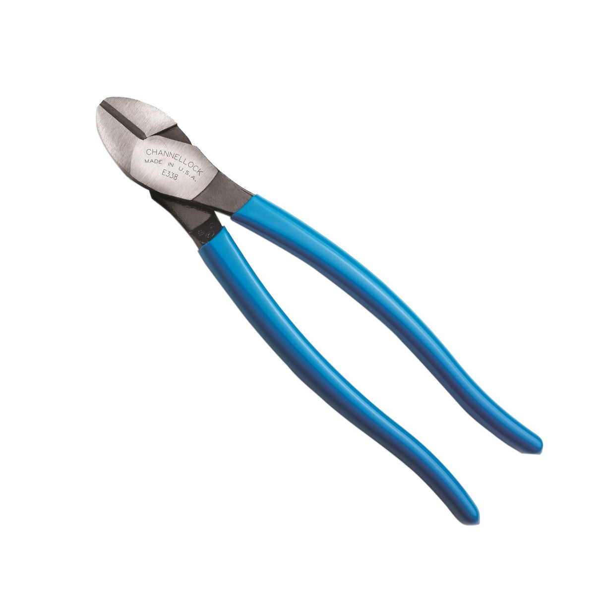 Channellock E337 E Series 7-Inch Diagonal Cutting Plier with Lap XLT Joint and Code Blue Grips