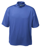 Akwa Men's Short Sleeve Dry Wicking Mock Turtleneck T-Shirt Shirt Made in USA