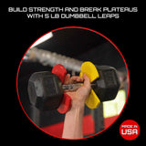 Micro Gainz Dumbbell Fractional 2.5 lb Weight Plate, Ideal for Micro Loading, (Choose Color) 2 Piece Fractional Weight Plates, Designed for Dumbbell Training, Made In USA