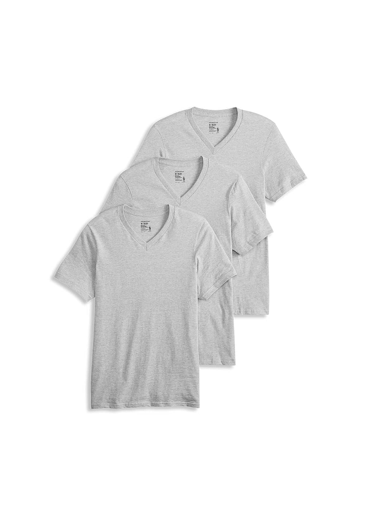 Jockey Men's Undershirt Classic V-Neck - 3 Pack