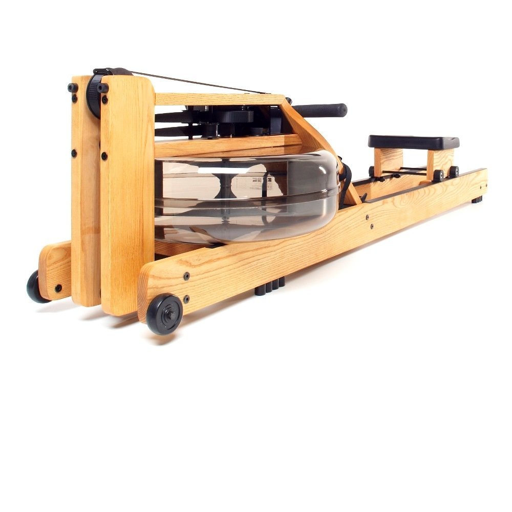 WaterRower Ash Rowing Machine with S4 Monitor | USA Made Water Rower | Original Handcrafted Erg Machine for Home Use & Gym