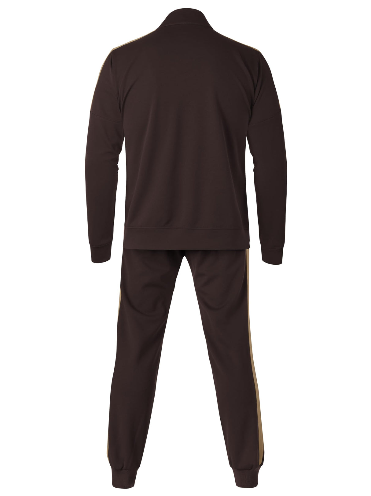 Hat and Beyond Mens Made in USA Premium Track Jacket & Pants Striped Sweatsuit Athletic Casual Essentials Gym
