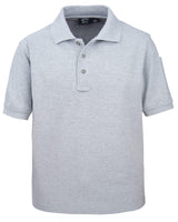 Akwa Men's Short Sleeve Cotton Pique Tactical Polo Made in USA