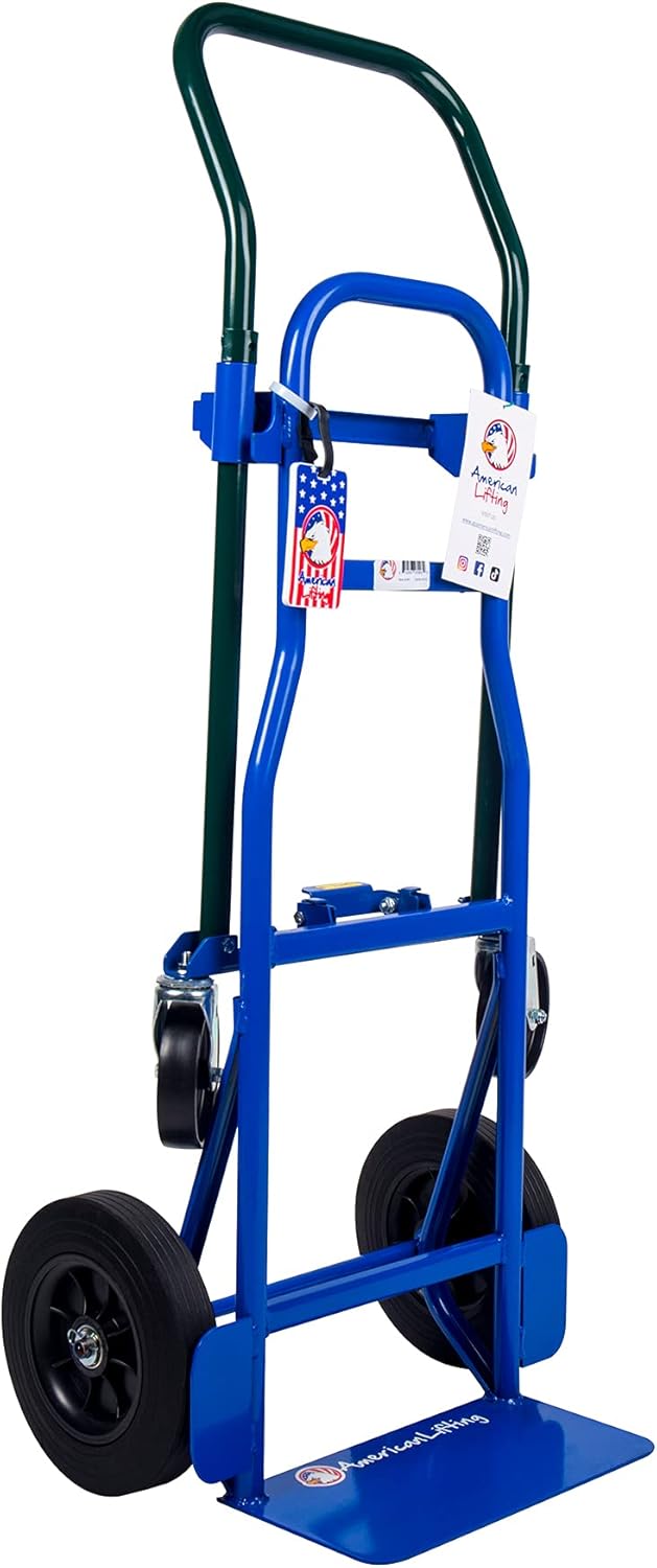 800 lbs Quick Latch Hand Truck, Metal Frame