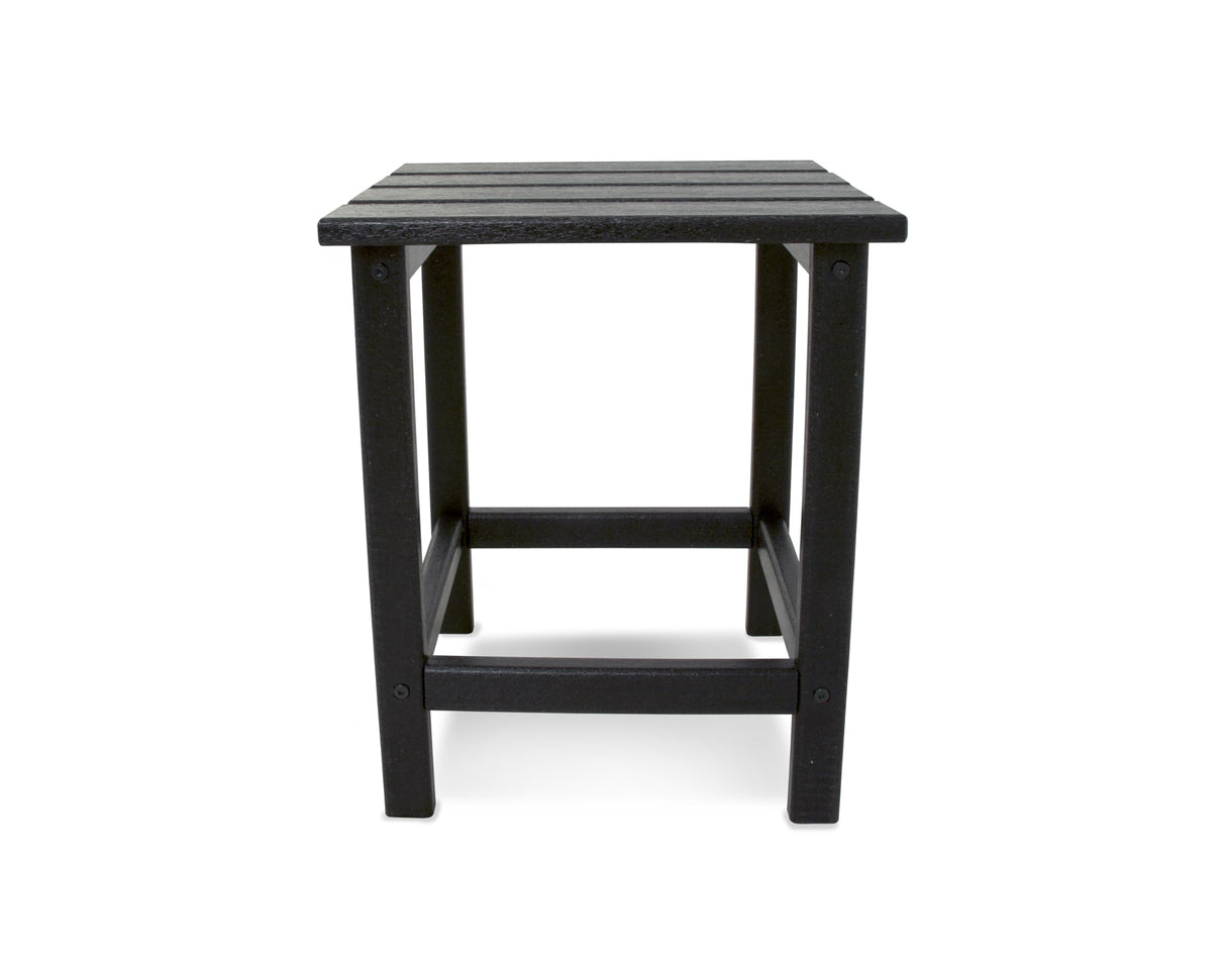 POLYWOOD ECT18GY Long Island Side Table, 18-Inch, Slate Grey