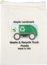 Recycling Truck Shaped Puzzle - Made in USA
