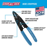 CHANNELLOCK 957 7" Ergonomic Handle Wire Stripping Tool