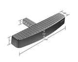 WeatherTech BumpStep XL with Standard Plated Hardware