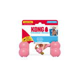 KONG Puppy Goodie Bone - Stuffable Dog Toy for Small Puppy - Natural Rubber Chew Toy for Puppies - Small Dog Toy for Teething Puppies - for Small Puppies - Pink