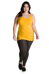 NIKIBIKI Women Seamless Premium Classic Tank Top, Made in U.S.A, Plus Size