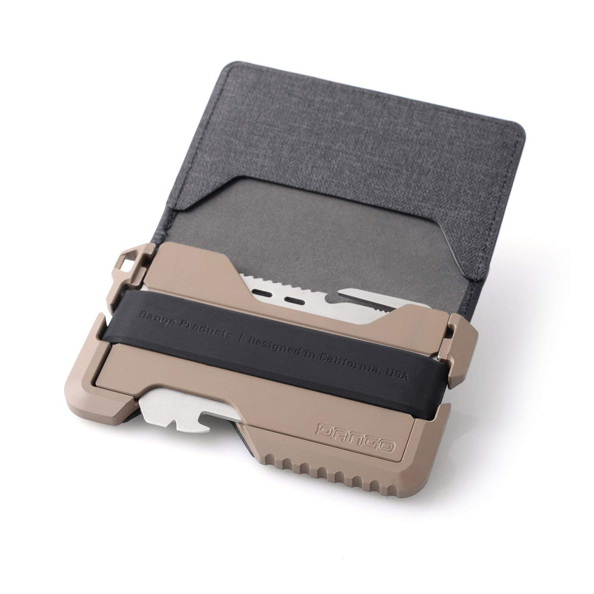 Dango Slim Minimalist Wallet for Men - RFID Blocking - Leather + Multi-Tool