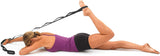 OPTP The Original Stretch Out Strap XL with Exercise Book, USA Made Stretch Out Straps for Physical Therapy, Yoga Stretching Strap or Knee Therapy Strap - Ten Loops, 7'5" Strap