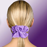 Velvet Scrunchies Jumbo Size Plush Big Ponytail Holders Thick Braided Locked Hair Big Made in the USA Green Pine