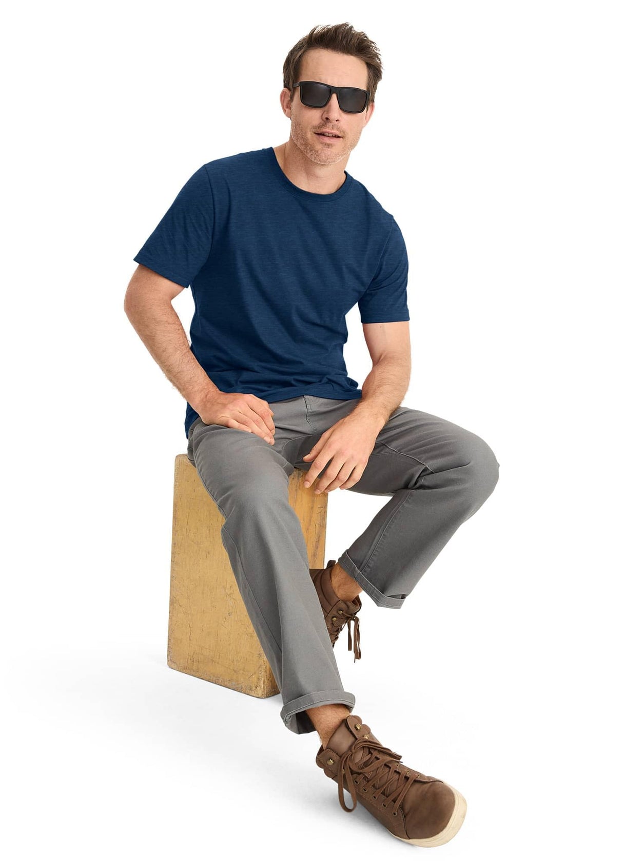 Jockey Men's Casualwear Made in America Heritage Short Sleeve Tee