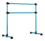 VITA Barre Portable Freestanding Double Ballet Barre, Prodigy, Aluminum | Adjustable Height, USA Made, Home or Gym Exercise Equipment for Kids & Adults | Dance, Fitness, Pilates