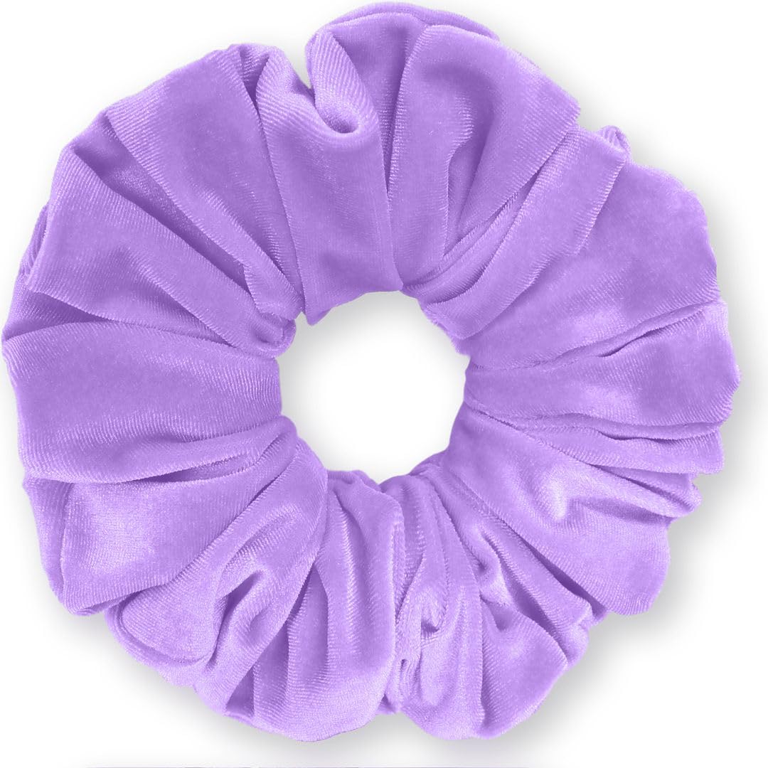 Velvet Scrunchies King Size Leopard XXL Plush Ponytail Holders Oversized Big Made in the USA