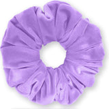 Velvet Scrunchies King Size Leopard XXL Plush Ponytail Holders Oversized Big Made in the USA