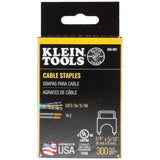 Klein Tools 450-003 Heavy Duty Staples, Made in USA, 19/32 x 11/32-Inch Insulated Staples for Romex and Other Cables, for Klein Tools Stapler No. 450-100
