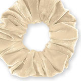 Velvet Scrunchies Premium Plush Soft Ponytail Holder Made in the USA Black