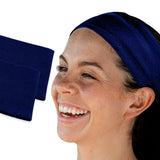 Women's Cotton Headbands Sweatbands 3" Wide Sports Fitness Yoga Fashion Made in USA