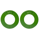 Micro Gainz Multi-Color Calibrated Fractional Weight Plates Set of 2 Pieces, Choose Set (.25LB-1LB), Designed for Olympic Barbell Weights for Strength Training, Made in USA