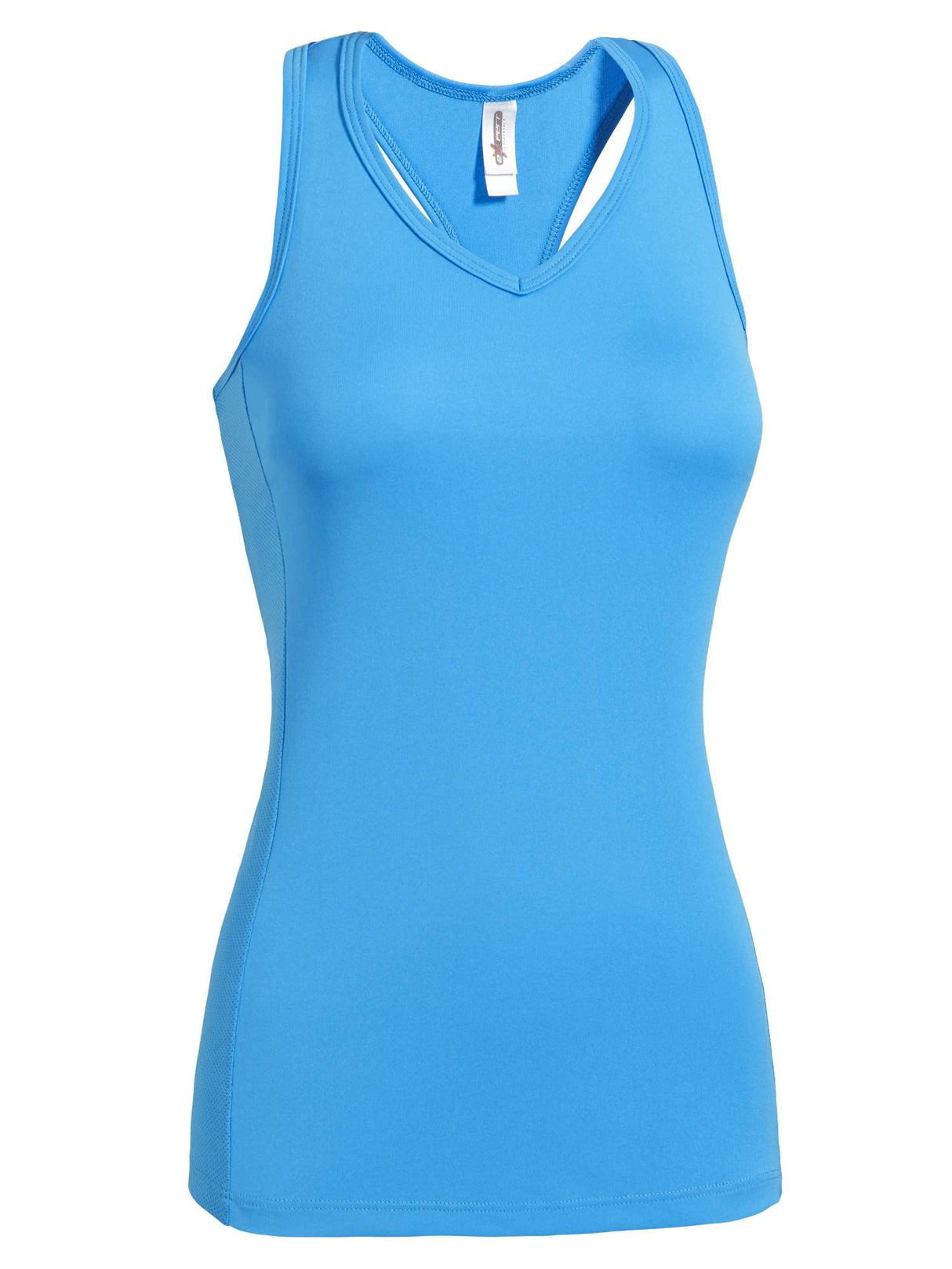 Expert Brand USA-Made Women's Drimax Workout Tech Racerback Performacne Tank Top for Taining Sports Hiking Workout