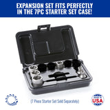 | Made in USA | Extraction Sockets | 6 Individual Sockets, impact grade | Remove frozen, rusted, stripped, rounded-off nuts, bolts & screws | American Drawn Steel