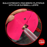 Micro Gainz Dumbbell Fractional 2.5 lb Weight Plate, Ideal for Micro Loading, (Choose Color) 2 Piece Fractional Weight Plates, Designed for Dumbbell Training, Made In USA